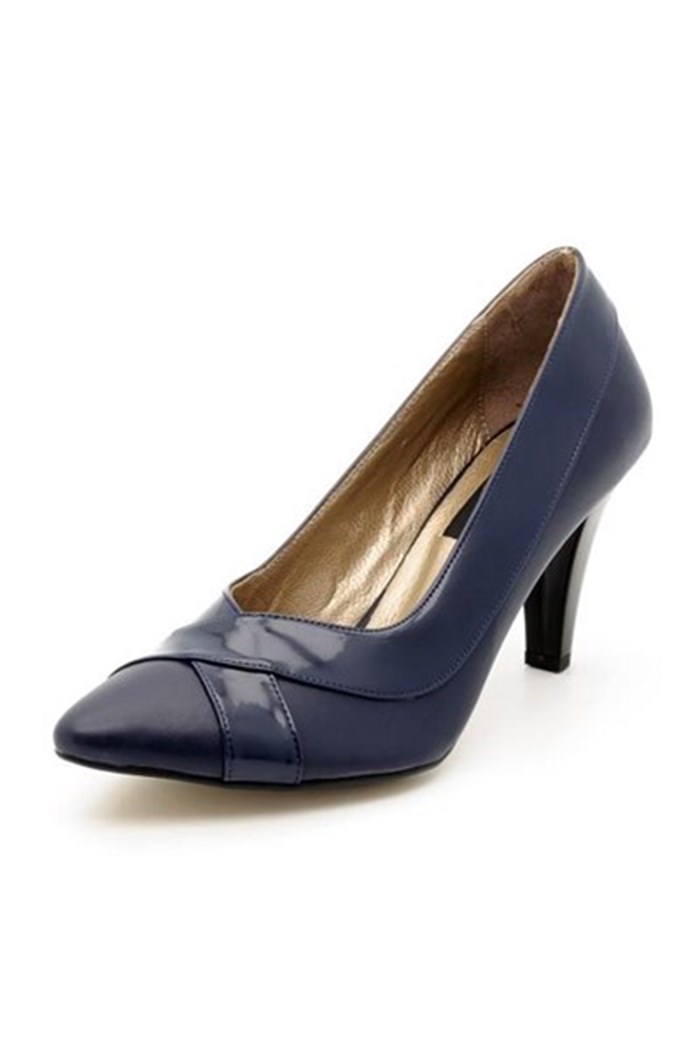 KT CollectionsAbiye ve Topuklu ModellerimizKT-2990 Lacivert Büyük Numara Kadın Ayakkabıları