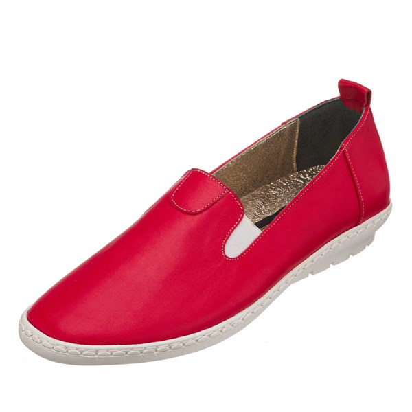 COSTO SHOESANASAYFAMPR 4411 Kırmızı deri  gündelik büyük numara ayakkabı  rahat geniş kalıp iç dış üst kalite deri yeni sezon