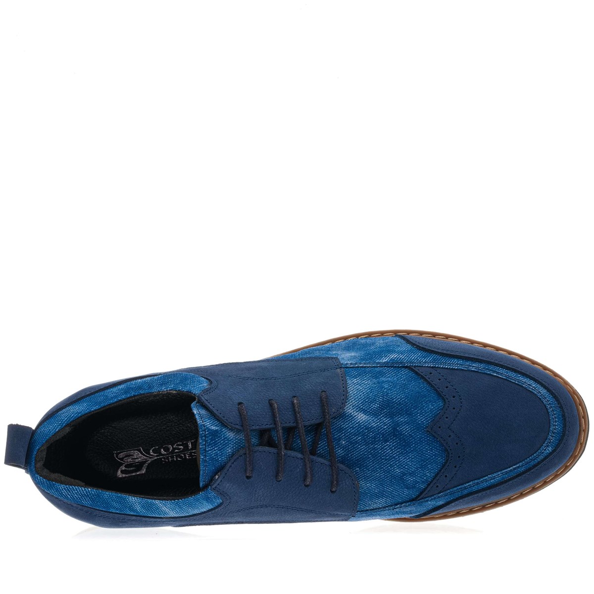 45 Numara 46 numara 47 Numara 48 numara 49 numara 50 numara Büyük Numara Erkek Ayakkabı - AB1386 Kot Mavi