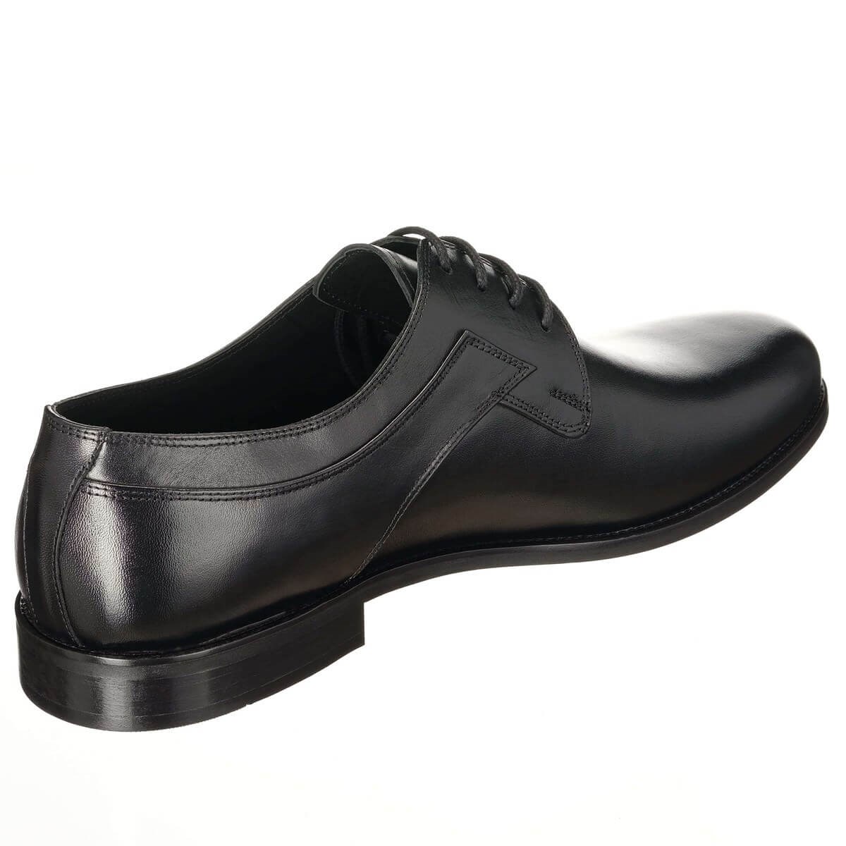 45,46,47,48,49,50 Numaralarda Siyah Analin Bağlı Üst Kalite Erkek Büyük  Numara Klasik Ayakkabı Rahat Şık Kalıp Vip serisi
