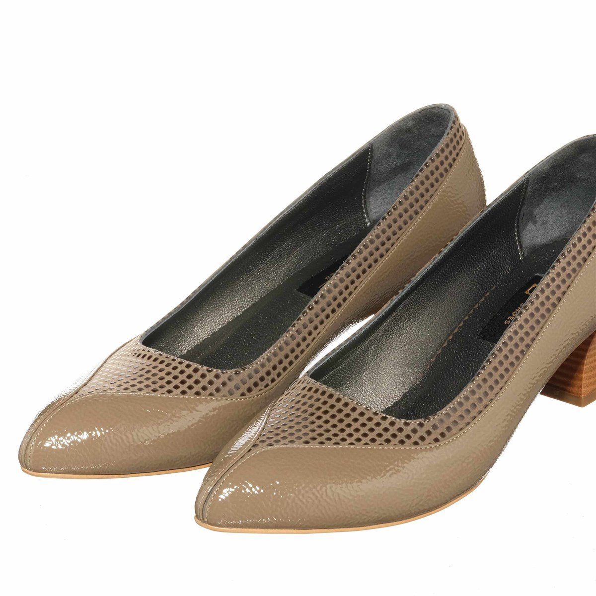 45 Numara 46 numara 47 Numara 48 numara 49 numara 50 numara Büyük Numara Topuklu Kadın Ayakkabı KDR1207 Vizon