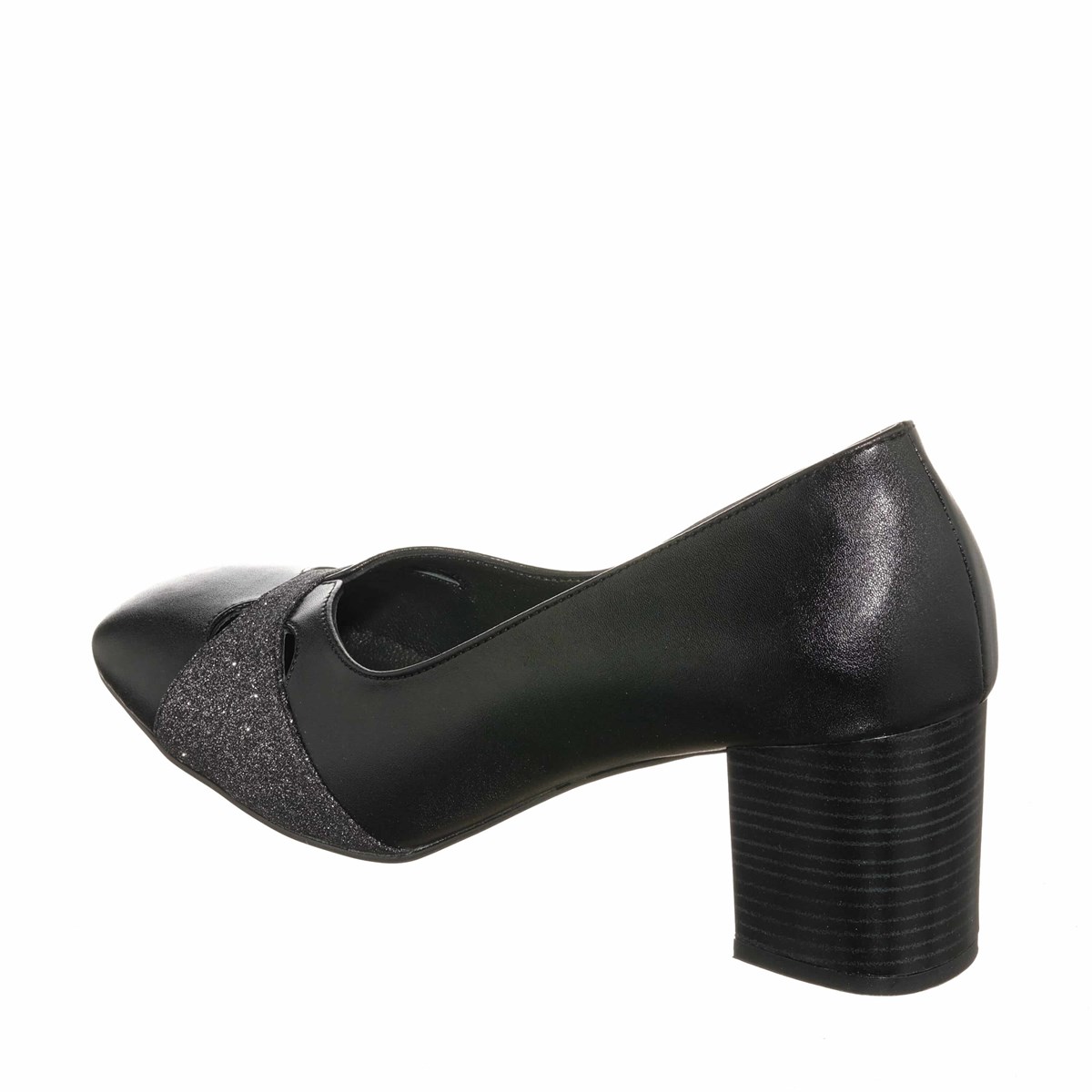 45 Numara 46 numara 47 Numara 48 numara 49 numara 50 numara Büyük Numara Kadın Topuklu Ayakkabı KDR1413 Siyah