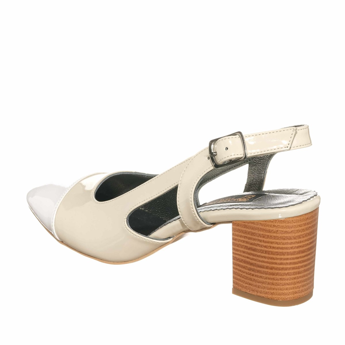 45 Numara 46 numara 47 Numara 48 numara 49 numara 50 numara Büyük Numara Kadın Yazlık Topuklu Ayakkabı KDR2613 Bej