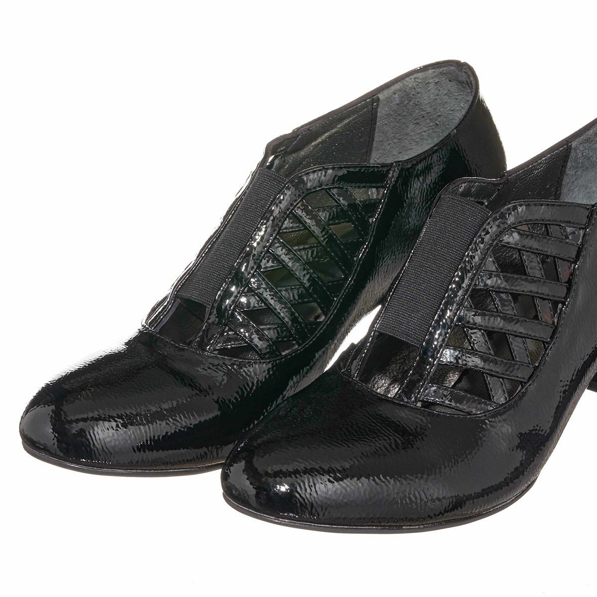 45 Numara 46 numara 47 Numara 48 numara 49 numara 50 numara Büyük Numara Kısa Topuklu Kadın Ayakkabısı KDR7777 Siyah