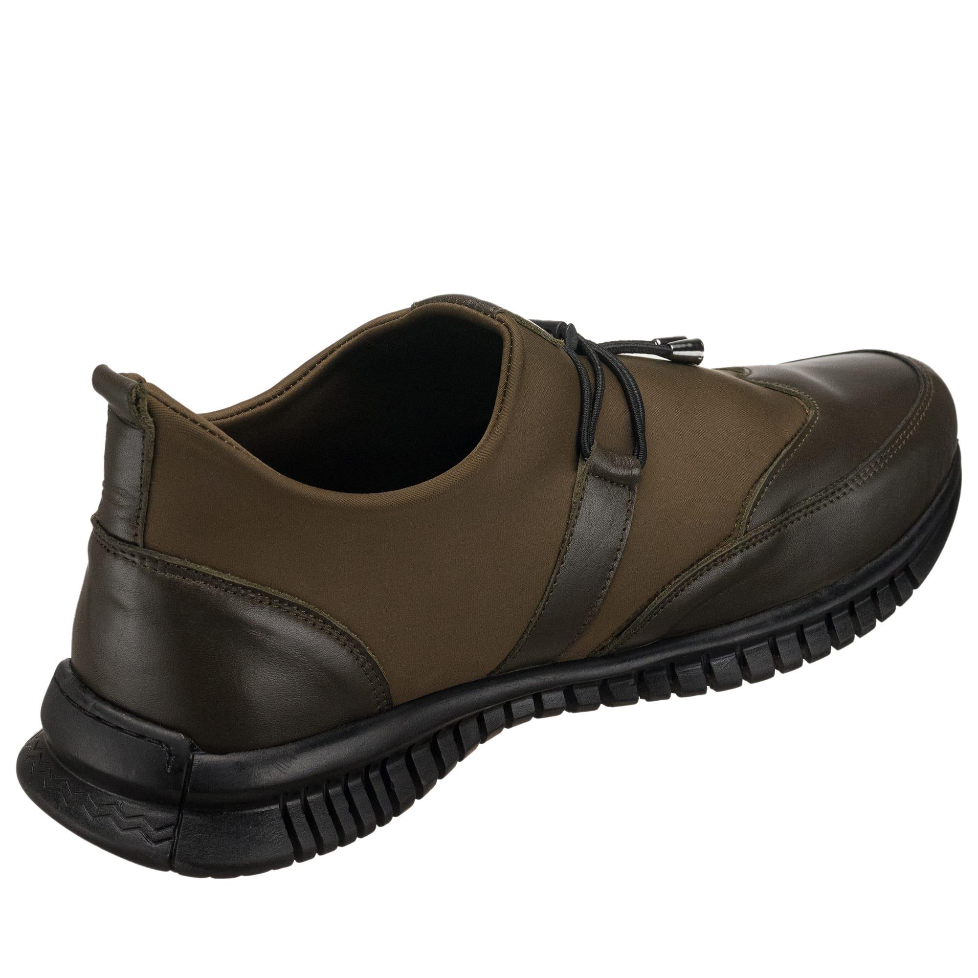 Haki Deri423, iriadam, 45 46 47 48 49 50 numara erkek spor deri ayakkabı, spor ayakkabı, büyük numara erkek spor, büyük beden geniş kalıp kaliteli deri spor ayakkabı, uygun fiyat