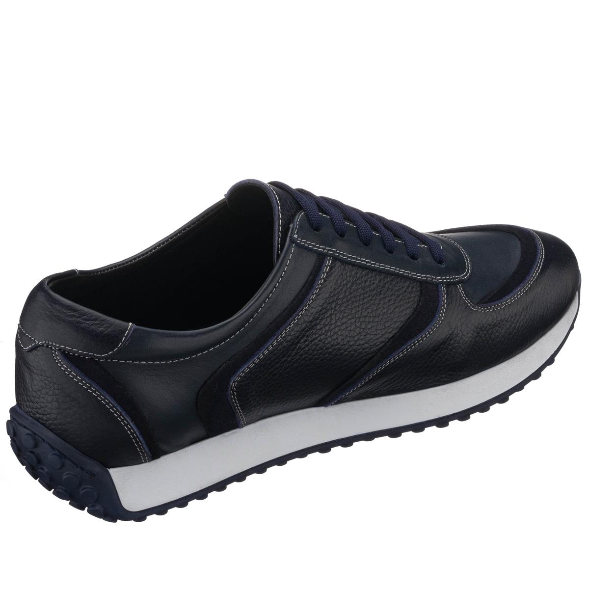 Lacivert Deri46, iriadam, 45 46 47 48 49 50 numara erkek spor deri ayakkabı, spor ayakkabı, büyük numara erkek spor, büyük beden geniş kalıp kaliteli deri spor ayakkabı, uygun fiyat