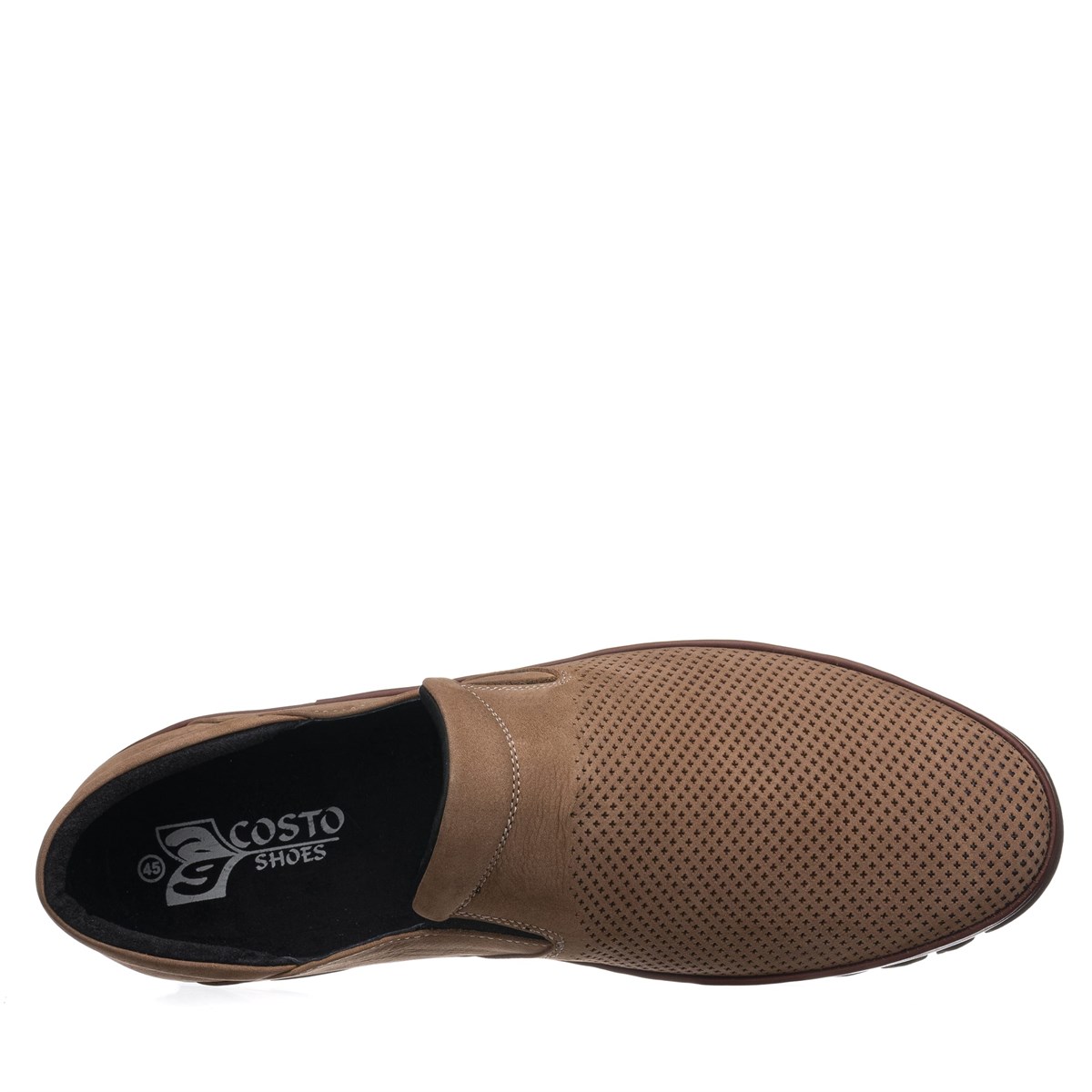 45 Numara 46 numara 47 Numara 48 numara 49 numara 50 numara Büyük Numara Erkek Deri Gündelik Ayakkabı - Ag1041-1 Kum