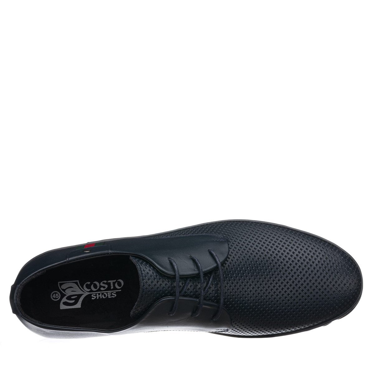 45 Numara 46 numara 47 Numara 48 numara 49 numara 50 numara Büyük Numara Erkek Günlük Yazlık Deri Ayakkabı - Ag8800-1 Lacivert 