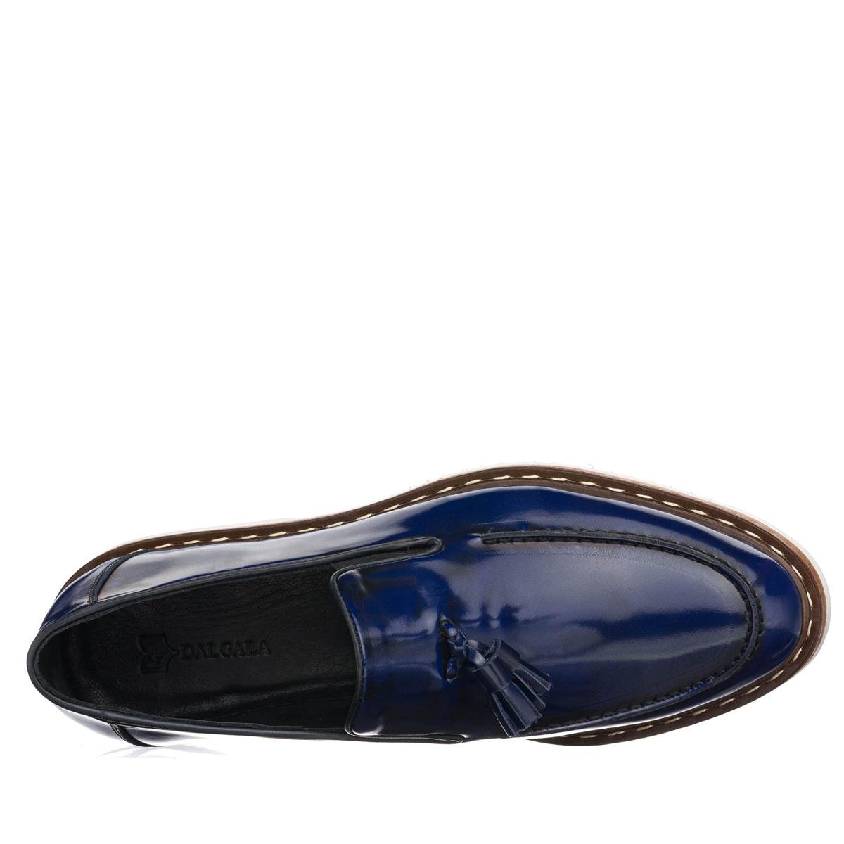 45 Numara 46 numara 47 Numara 48 numara 49 numara 50 numara Büyük Numara Üst Kalite Erkek Ayakkabı - ALP76 Lacivert Açma