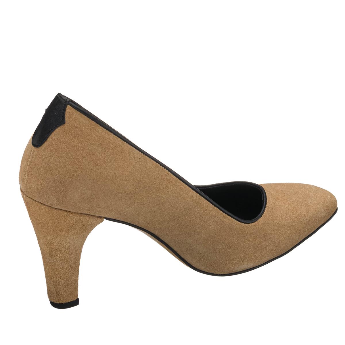 45 Numara 46 numara 47 Numara 48 numara 49 numara 50 numara Büyük Numara Topuklu Kadın Ayakkabı AYS7986 Kum