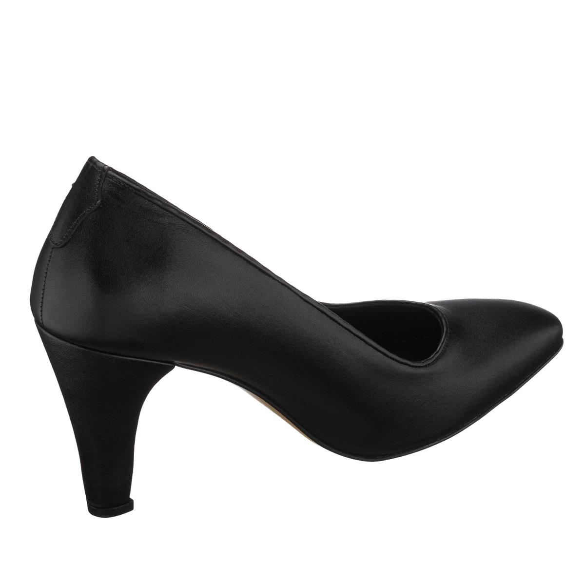 45 Numara 46 numara 47 Numara 48 numara 49 numara 50 numara Büyük Numara Topuklu Kadın Ayakkabı AYS7986 Siyah