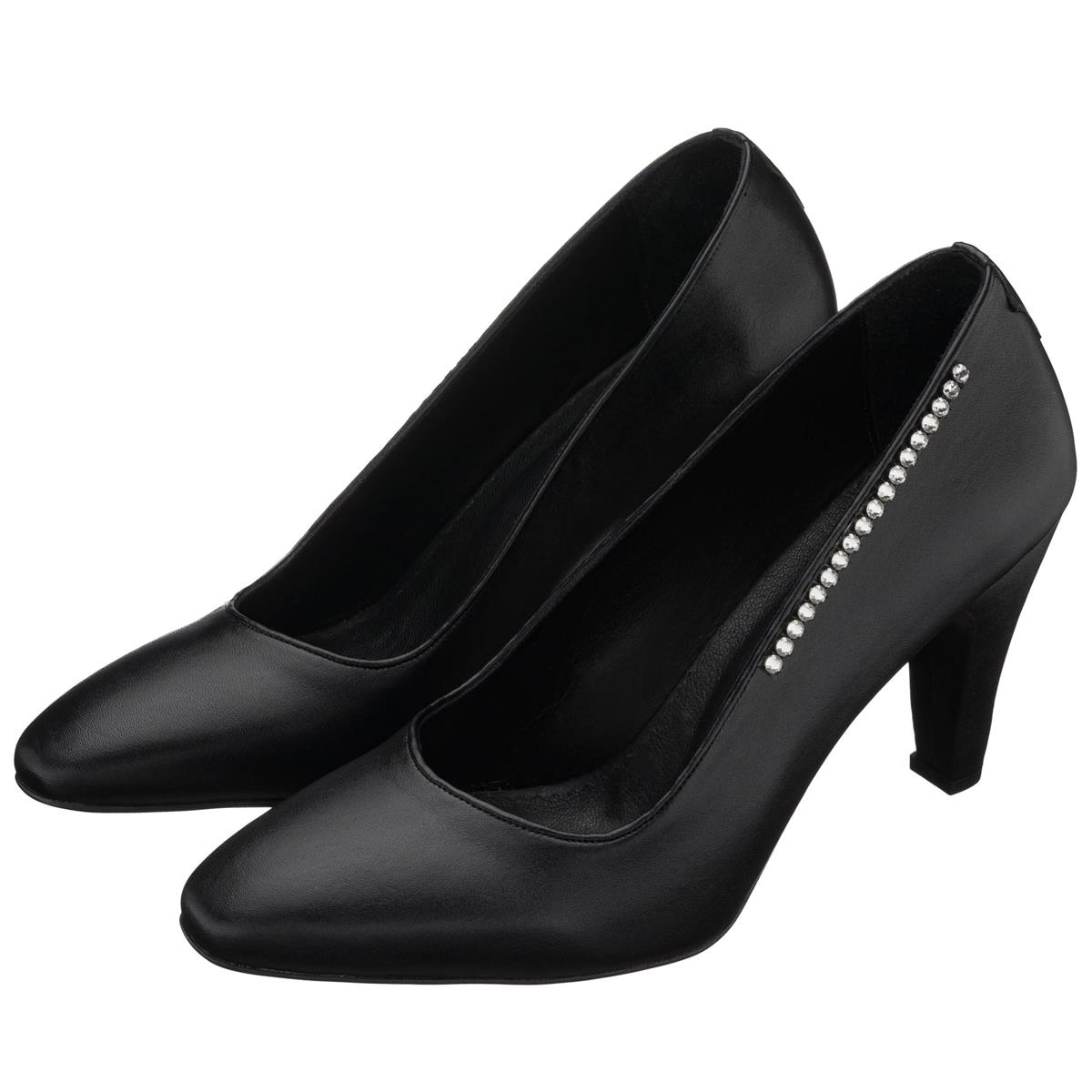 45 Numara 46 numara 47 Numara 48 numara 49 numara 50 numara Büyük Numara Topuklu Kadın Ayakkabı AYS7986 Siyah