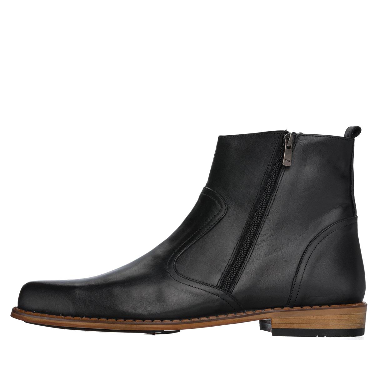 Siyah Western2, 45 46 47 48 49 50 numara erkek bot, deri kışlık ve su geçirmez büyük numara erkek bot, İriadam geniş kalıp kaliteli bot modelleri, uygun fiyat