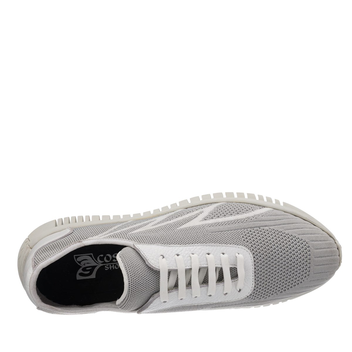 45 Numara 46 numara 47 Numara 48 numara 49 numara 50 numara Büyük Numara Erkek yürüyüş Ayakkabı - ERAY02 Gri Beyaz