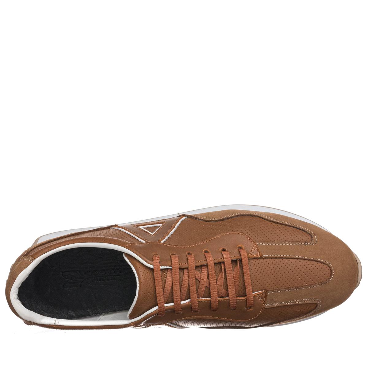 45 Numara 46 numara 47 Numara 48 numara 49 numara 50 numara Büyük Numara Deri Spor Günlük Ayakkabı - GG18 Kum