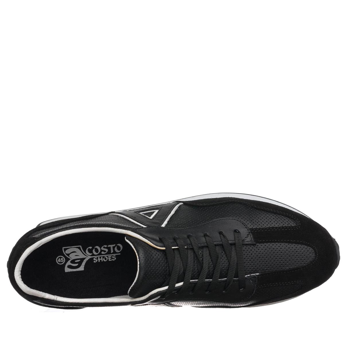 45 Numara 46 numara 47 Numara 48 numara 49 numara 50 numara Büyük Numara Erkek Spor Ayakkabı - GG18 Siyah