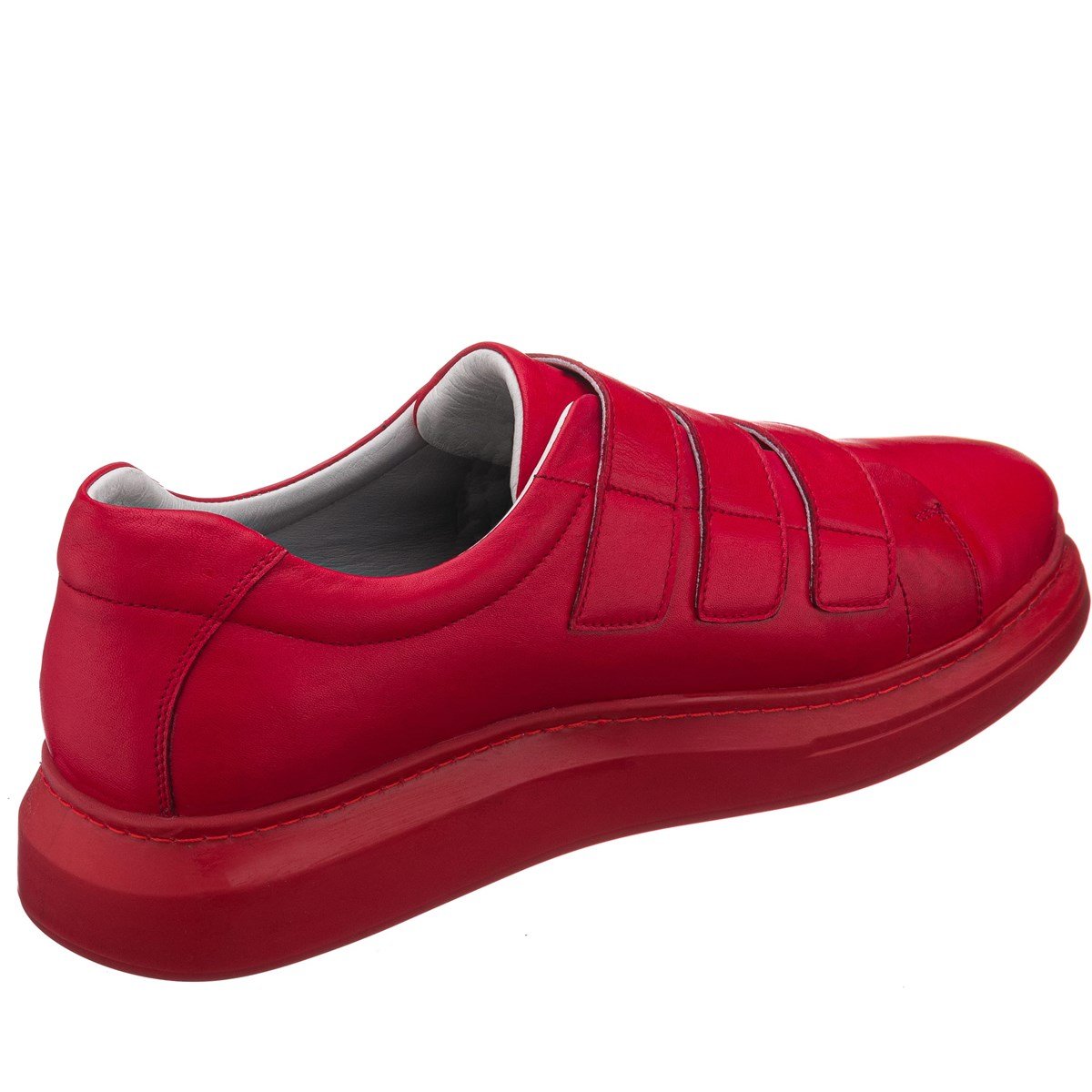 Kırmızı Deri114, iriadam, 45 46 47 48 49 50 numara erkek spor deri ayakkabı, spor ayakkabı, büyük numara erkek spor, büyük beden geniş kalıp kaliteli deri spor ayakkabı, uygun fiyat