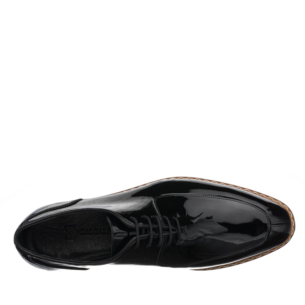 45 Numara 46 numara 47 Numara 48 numara 49 numara 50 numara Büyük Numara Klasik Smokin Ayakkabısı - GS1905 Siyah Rugan