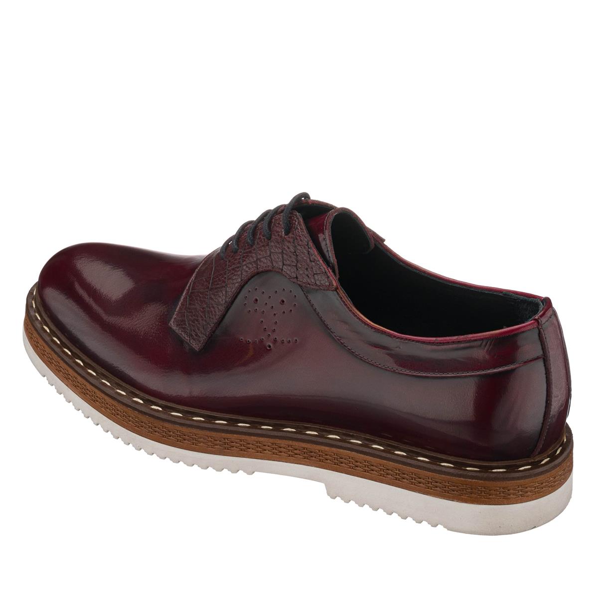 Bordo Açma311, iriadam, 45 46 47 48 49 50 numara erkek klasik kundura ayakkabı, Deri Damat ve smokin ayakkabısı, büyük numara erkek klasik kundura, büyük beden geniş kalıp kaliteli klasik ayakkabı modelleri, uygun fiyat