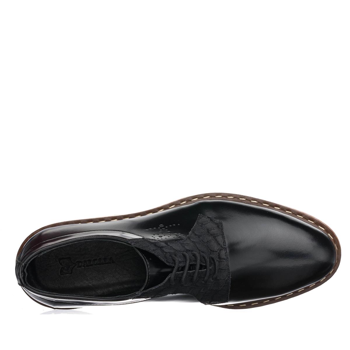 45 Numara 46 numara 47 Numara 48 numara 49 numara 50 numara Büyük Numara Erkek  Üst Kalite Erkek Ayakkabı - GS4138 Siyah Açma