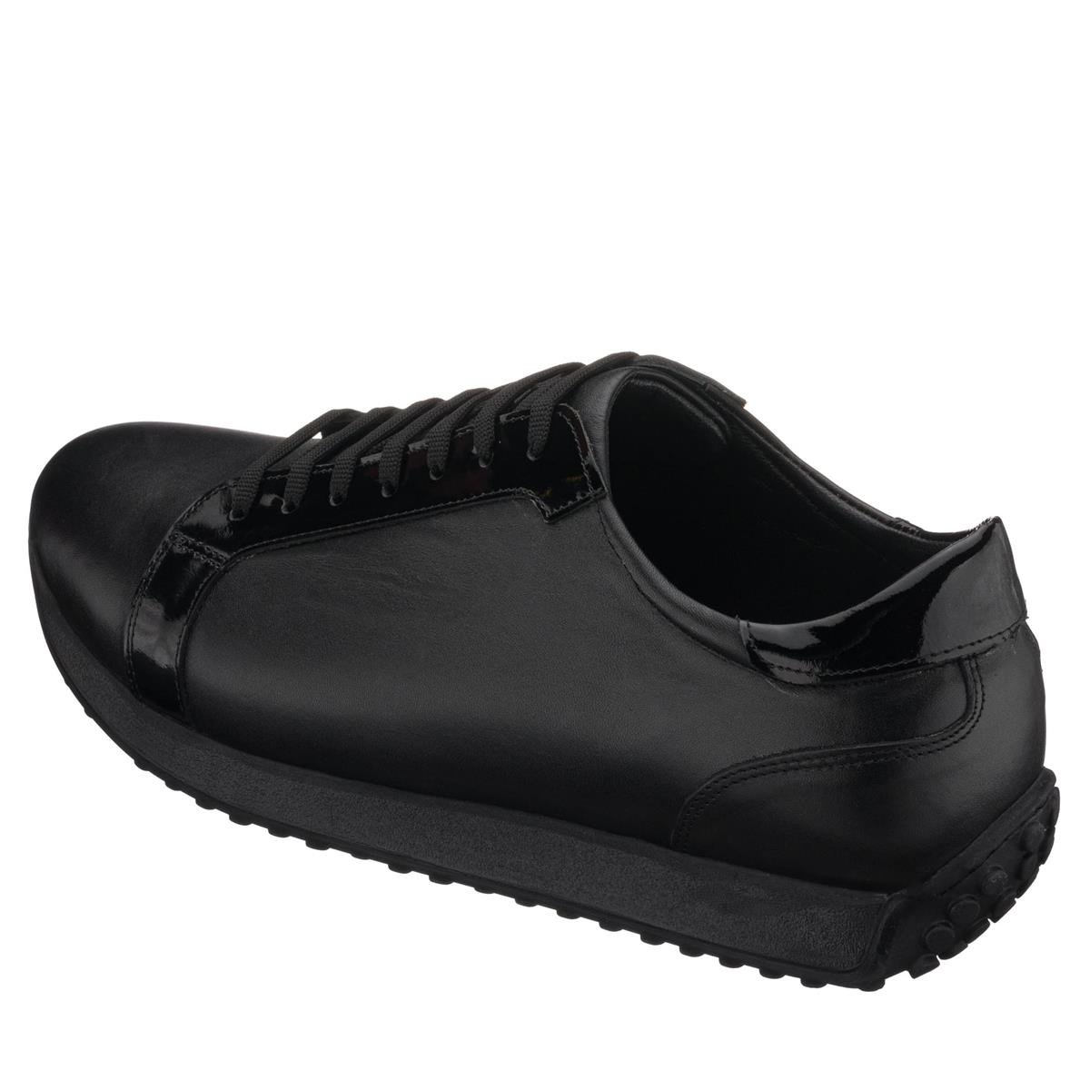 Siyah Deri77, iriadam, 45 46 47 48 49 50 numara erkek spor deri ayakkabı, spor ayakkabı, büyük numara erkek spor, büyük beden geniş kalıp kaliteli deri spor ayakkabı, uygun fiyat