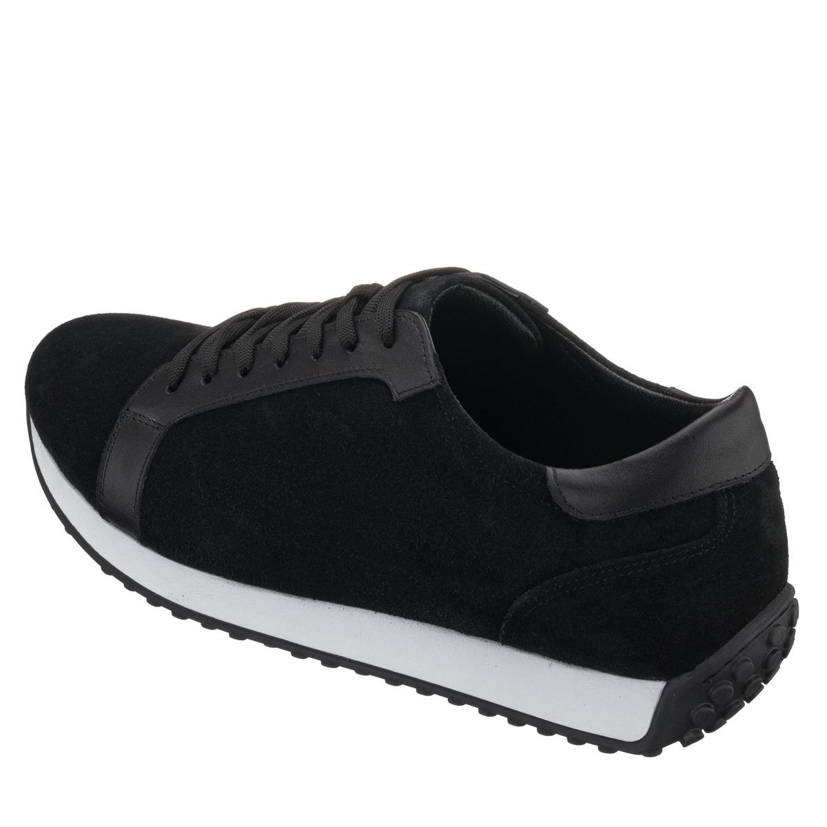 Siyah Süet47, iriadam, 45 46 47 48 49 50 numara erkek spor deri ayakkabı, spor ayakkabı, büyük numara erkek spor, büyük beden geniş kalıp kaliteli deri spor ayakkabı, uygun fiyat