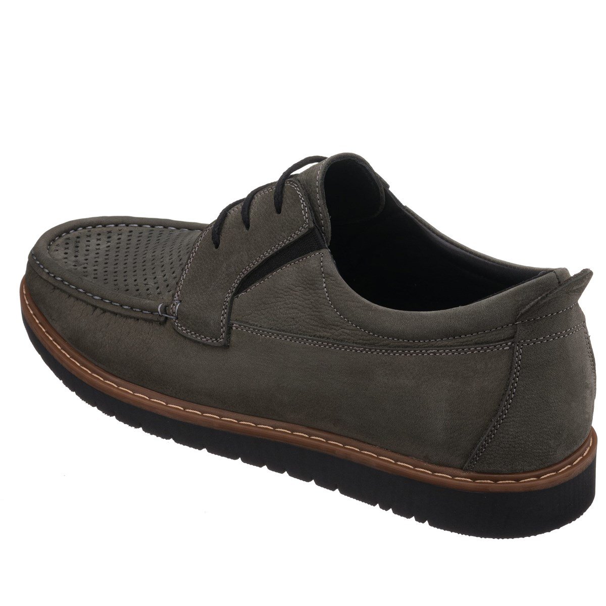 Gri Nubuk815, iriadam, 45 46 47 48 49 50 numara erkek klasik kundura ayakkabı, Deri Damat ve smokin ayakkabısı, büyük numara erkek klasik kundura, büyük beden geniş kalıp kaliteli klasik ayakkabı modelleri, uygun fiyat