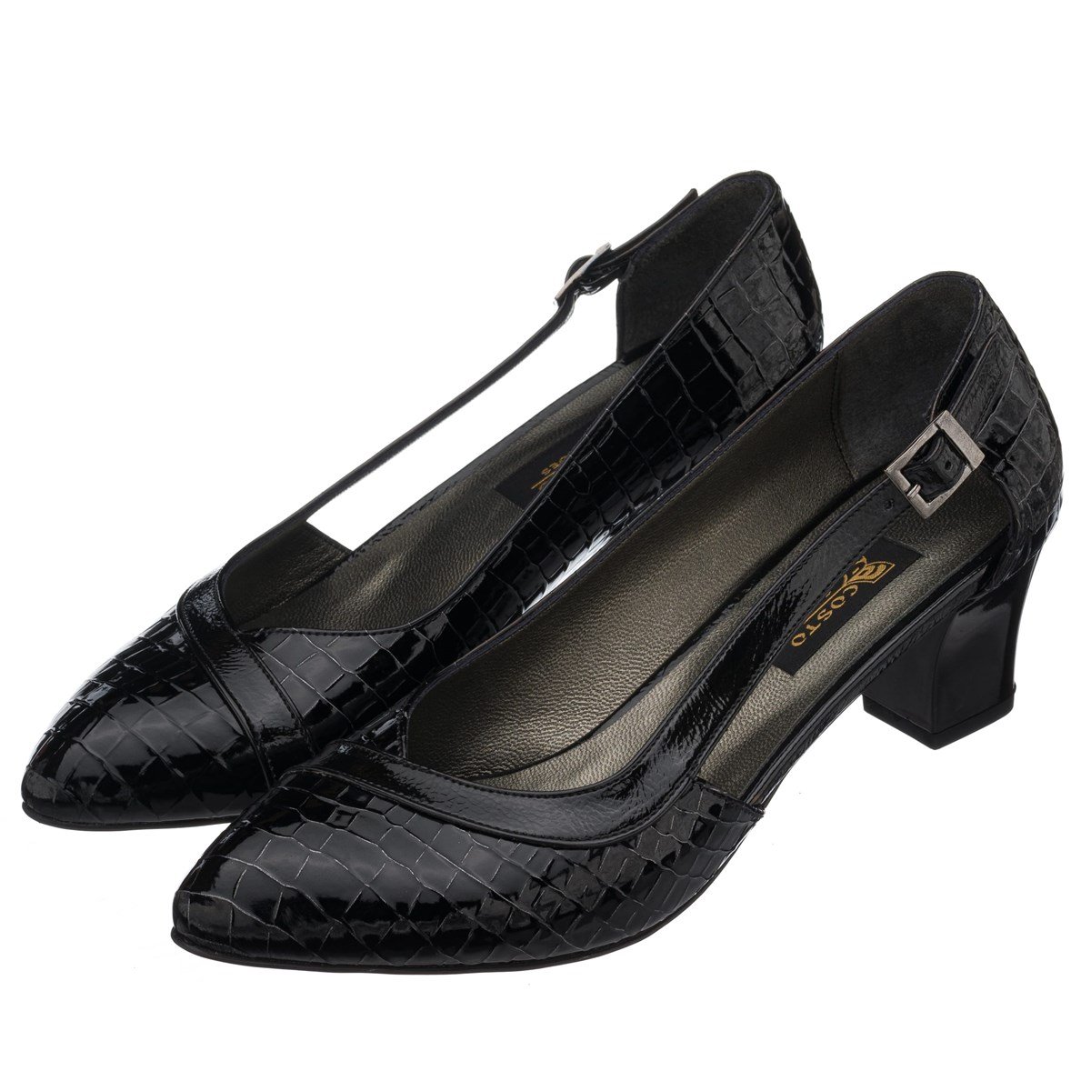 45 Numara 46 numara 47 Numara 48 numara 49 numara 50 numara Büyük Numara Kısa Topuk Kadın Ayakkabı LTF00151  siyah