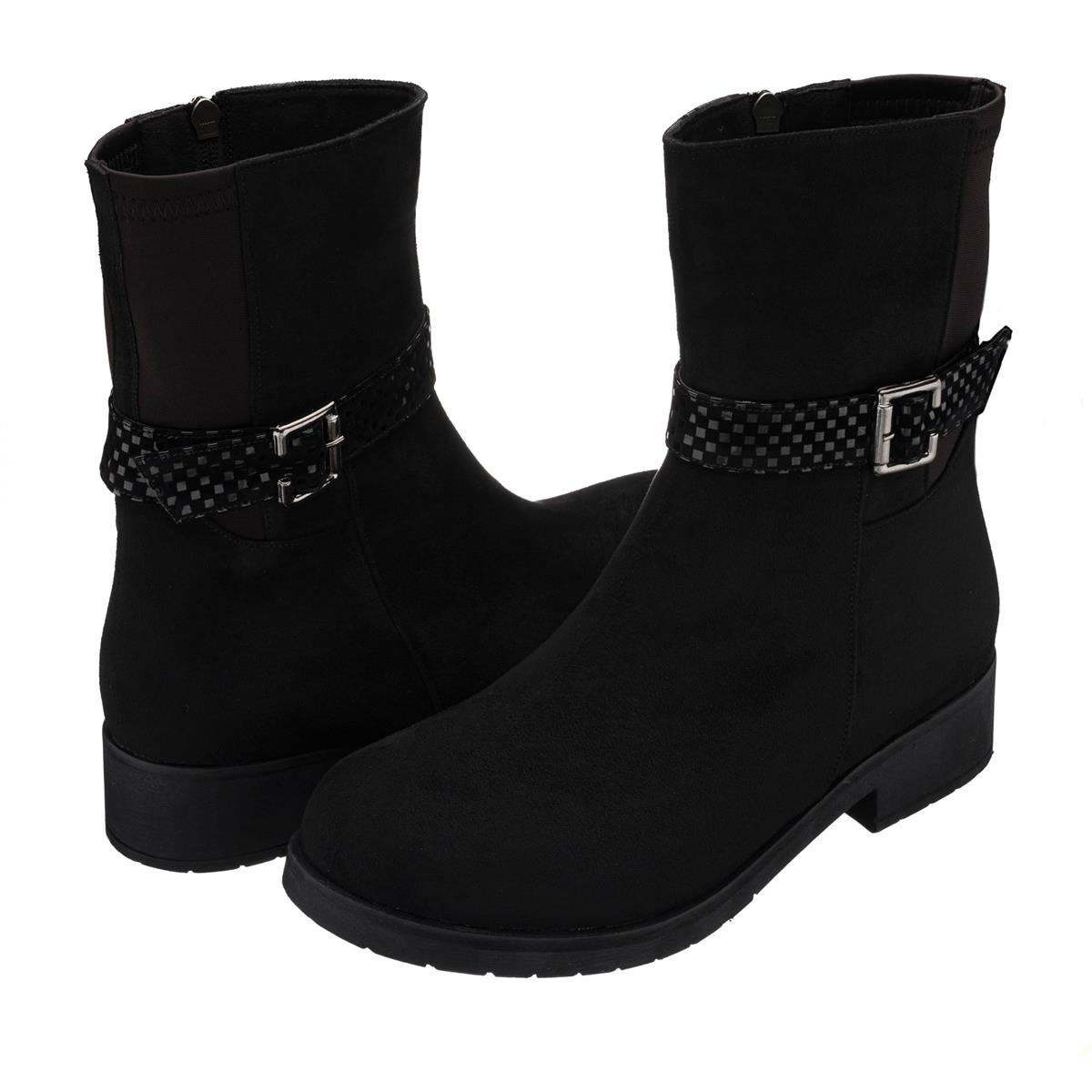 45 Numara 46 numara 47 Numara 48 numara 49 numara 50 numara Büyük Numara Kadın BOT LTF78 Siyah Süet