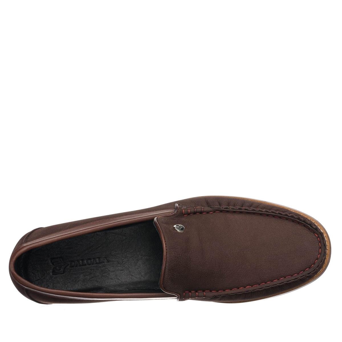 45 Numara 46 numara 47 Numara 48 numara 49 numara 50 numara Büyük Beden Erkek Klasik Deri Ayakkabı - NV02 Kahve