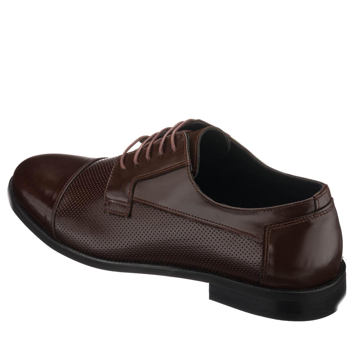 Kahverengi Acma Deri05, iriadam, 45 46 47 48 49 50 numara erkek klasik kundura ayakkabı, Deri Damat ve smokin ayakkabısı, büyük numara erkek klasik kundura, büyük beden geniş kalıp kaliteli klasik ayakkabı modelleri, uygun fiyat