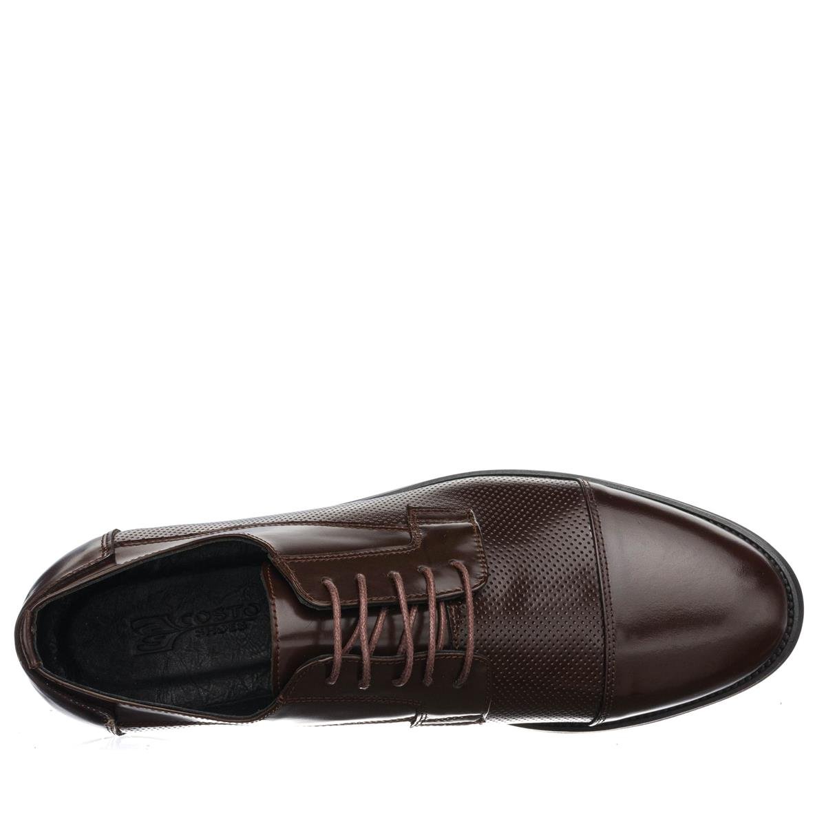 45 Numara 46 numara 47 Numara 48 numara 49 numara 50 numara Büyük Numara Erkek Klasik Ayakkabı - NV1088 Kahverengi