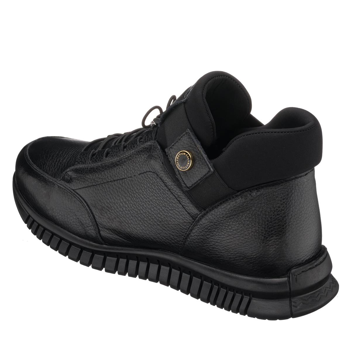 45 Numara 46 numara 47 Numara 48 numara 49 numara 50 numara Büyük Beden Erkek Deri Bot - OGS611 Siyah