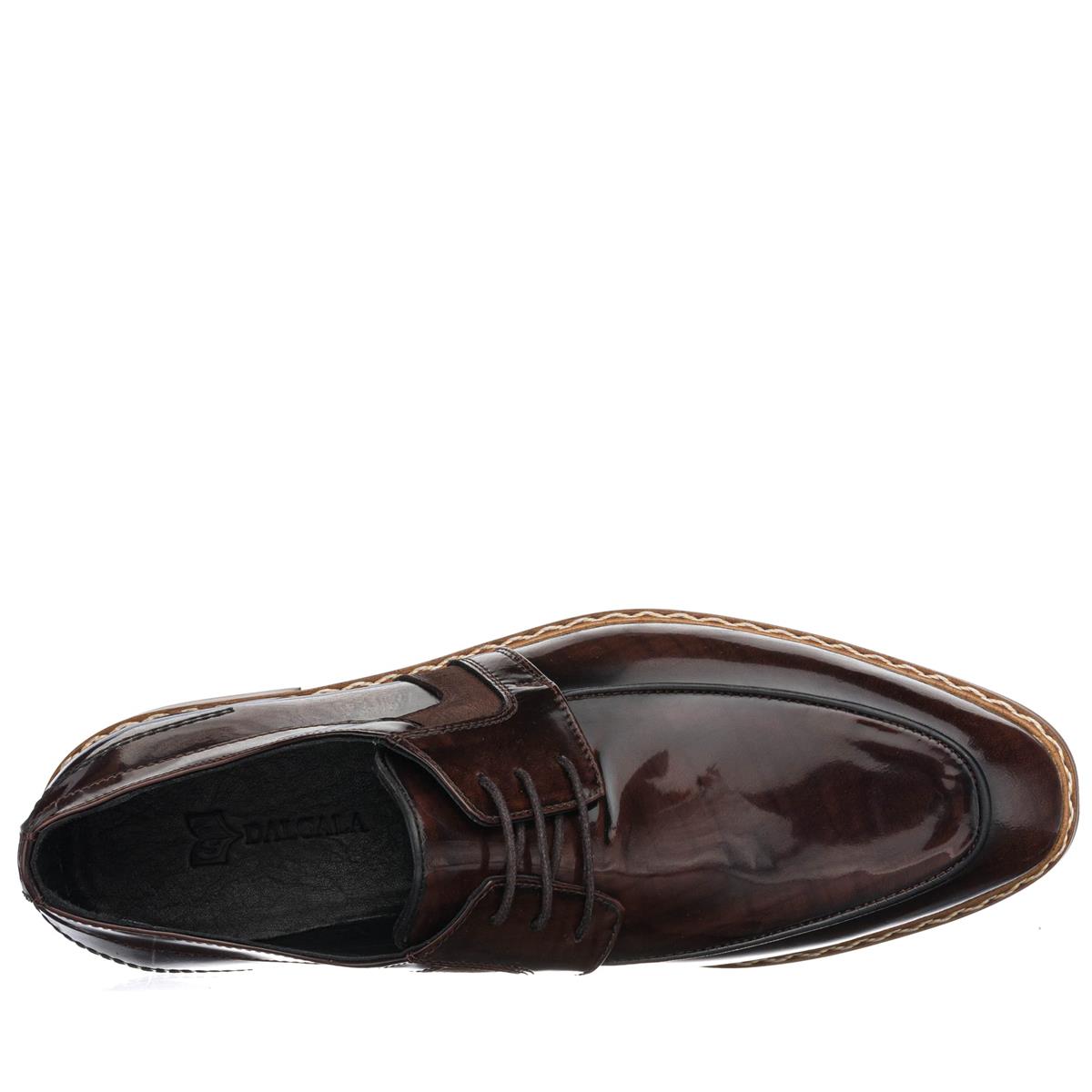 45 Numara 46 numara 47 Numara 48 numara 49 numara 50 numara Klasik Büyük Numara Rugan Erkek Ayakkabı - P20213 Acı Kahve