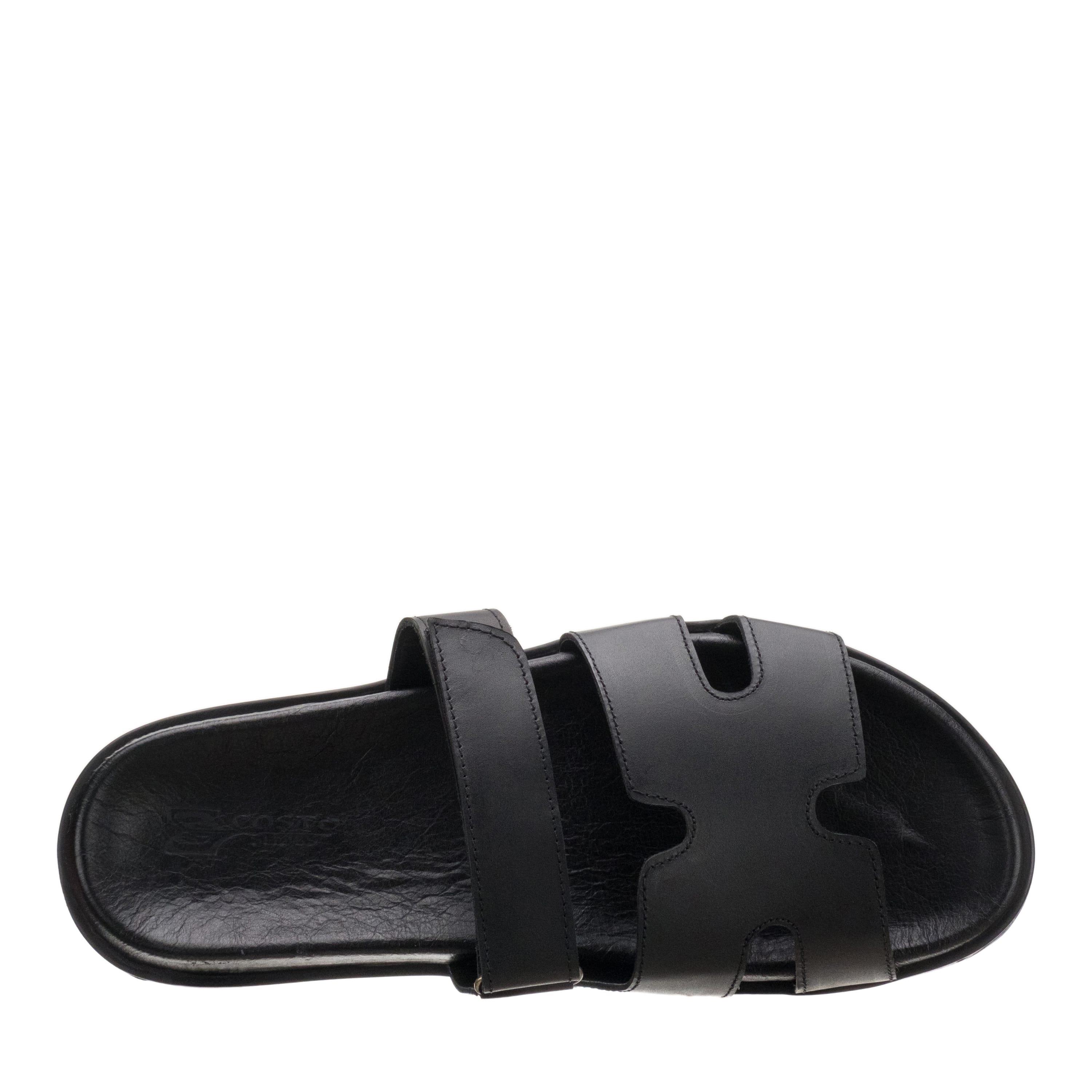 Siyah Deri23, iriadam, 45 46 47 48 49 50 numara erkek yazlık terlik sandalet deri ayakkabı, büyük beden sandalet terlik yazlık ayakkabı, büyük numara sandalet terlik gündelik yazlık ayakkabı, büyük beden geniş kalıp kaliteli deri ayakkabı, uygun fiyat