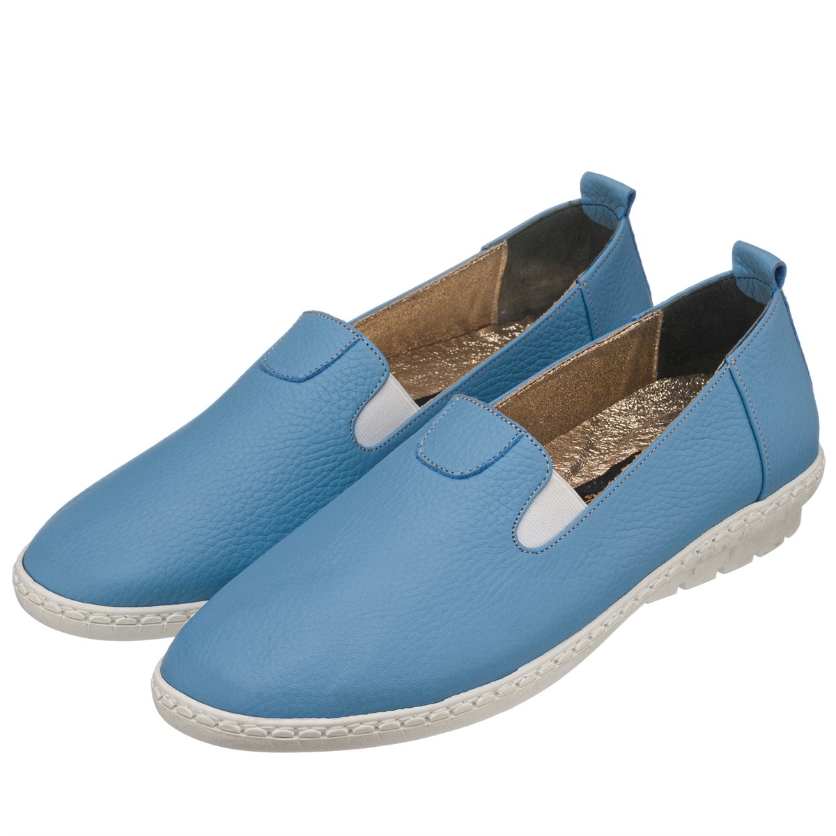 45 Numara 46 numara 47 Numara 48 numara 49 numara 50 numara Yumuşak Büyük Numara Kadın Babet Ayakkabı  PR 4411 mavi