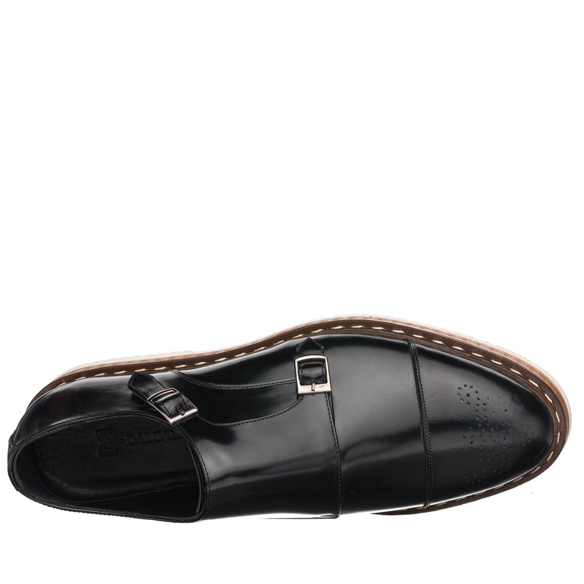 45 Numara 46 numara 47 Numara 48 numara 49 numara 50 numara Büyük Numara Üst Kalite Deri Erkek Ayakkabı - PST321 Siyah