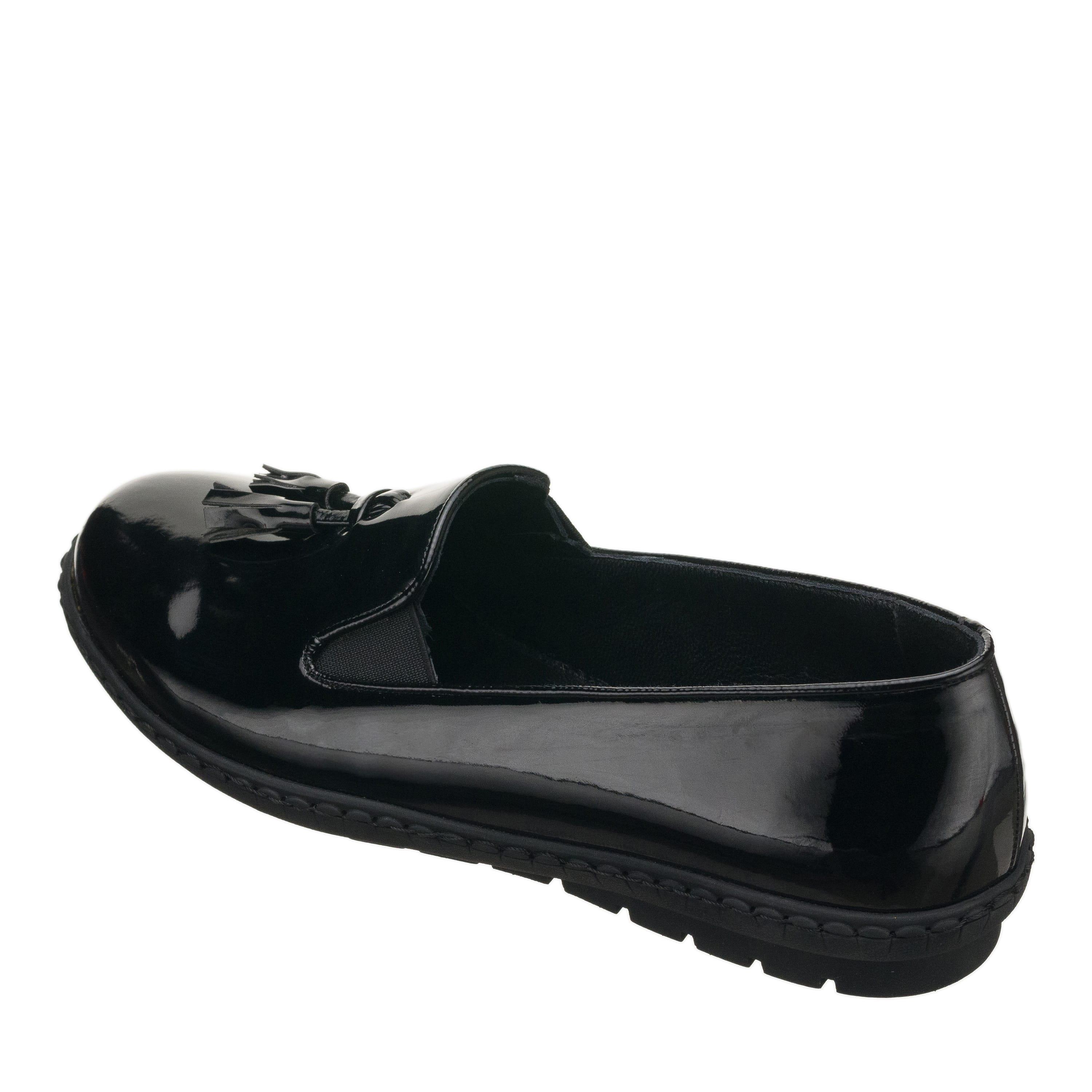 45 Numara 46 numara 47 Numara 48 numara 49 numara 50 numara Büyük Numara Kadın Babet Ayakkabı R8210- Siyah Rugan