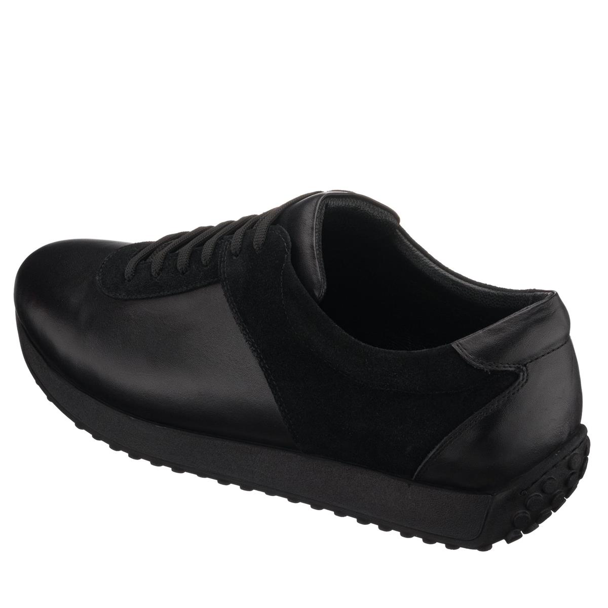 Siyah Deri336, iriadam, 45 46 47 48 49 50 numara erkek spor deri ayakkabı, spor ayakkabı, büyük numara erkek spor, büyük beden geniş kalıp kaliteli deri spor ayakkabı, uygun fiyat