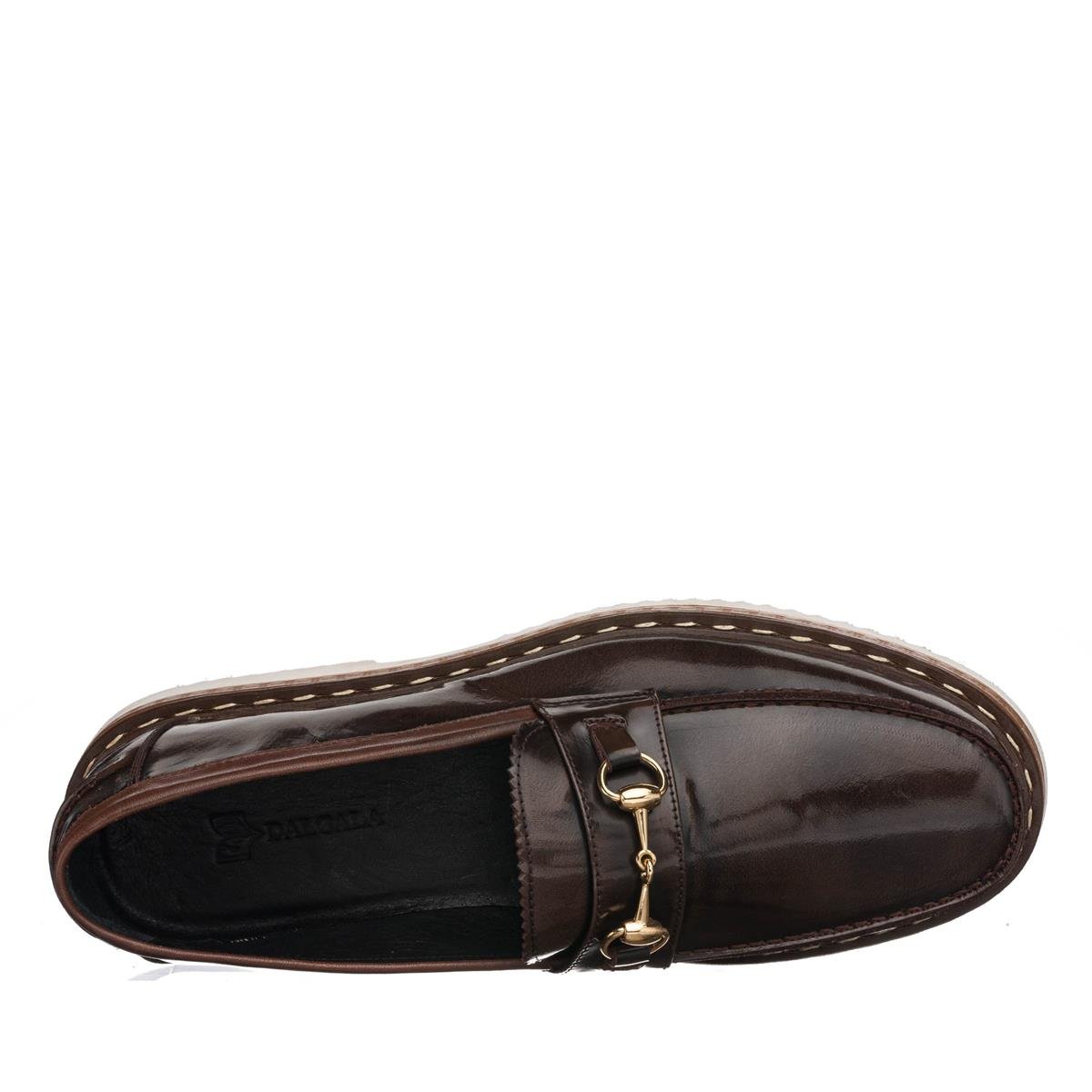 45 Numara 46 numara 47 Numara 48 numara 49 numara 50 numara Büyük Numara Erkek Üst Kalite Deri Ayakkabı - SNM1910 Kahverengi