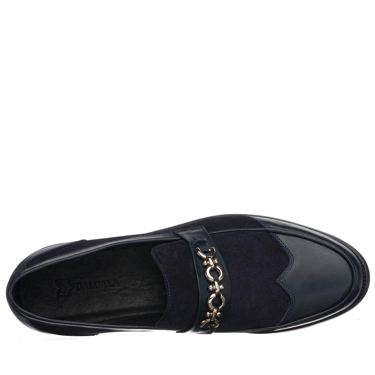 45 Numara 46 numara 47 Numara 48 numara 49 numara 50 numara Büyük Numara Erkek Deri Ayakkabı - TR1071 Lacivert