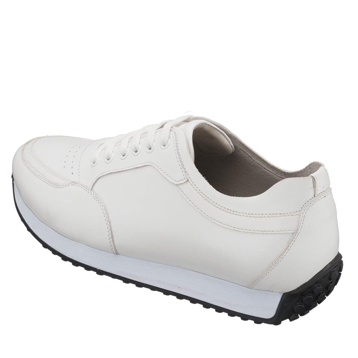 Beyaz Deri47, iriadam, 45 46 47 48 49 50 numara erkek spor deri ayakkabı, spor ayakkabı, büyük numara erkek spor, büyük beden geniş kalıp kaliteli deri spor ayakkabı, uygun fiyat