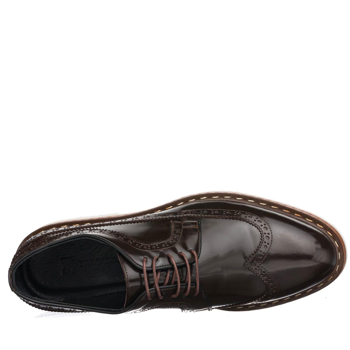 45 Numara 46 numara 47 Numara 48 numara 49 numara 50 numara Büyük Beden ve Numara Erkek Günlük Deri Ayakkabı - YKP713 Kahve Açma