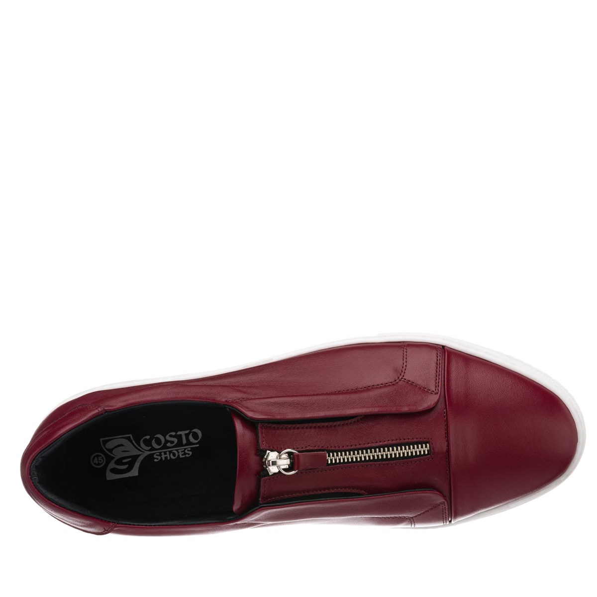 45 Numara 46 numara 47 Numara 48 numara 49 numara 50 numara Büyük Numara Günlük Spor Ayakkabı - YUSUF-01 Bordo