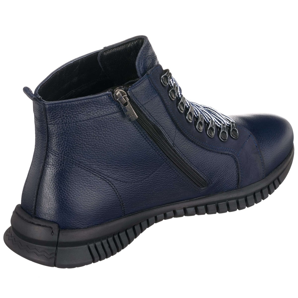 45 Numara 46 numara 47 Numara 48 numara 49 numara 50 numara Büyük Numara Fermuarlı Bot BRK2103 Lacivert