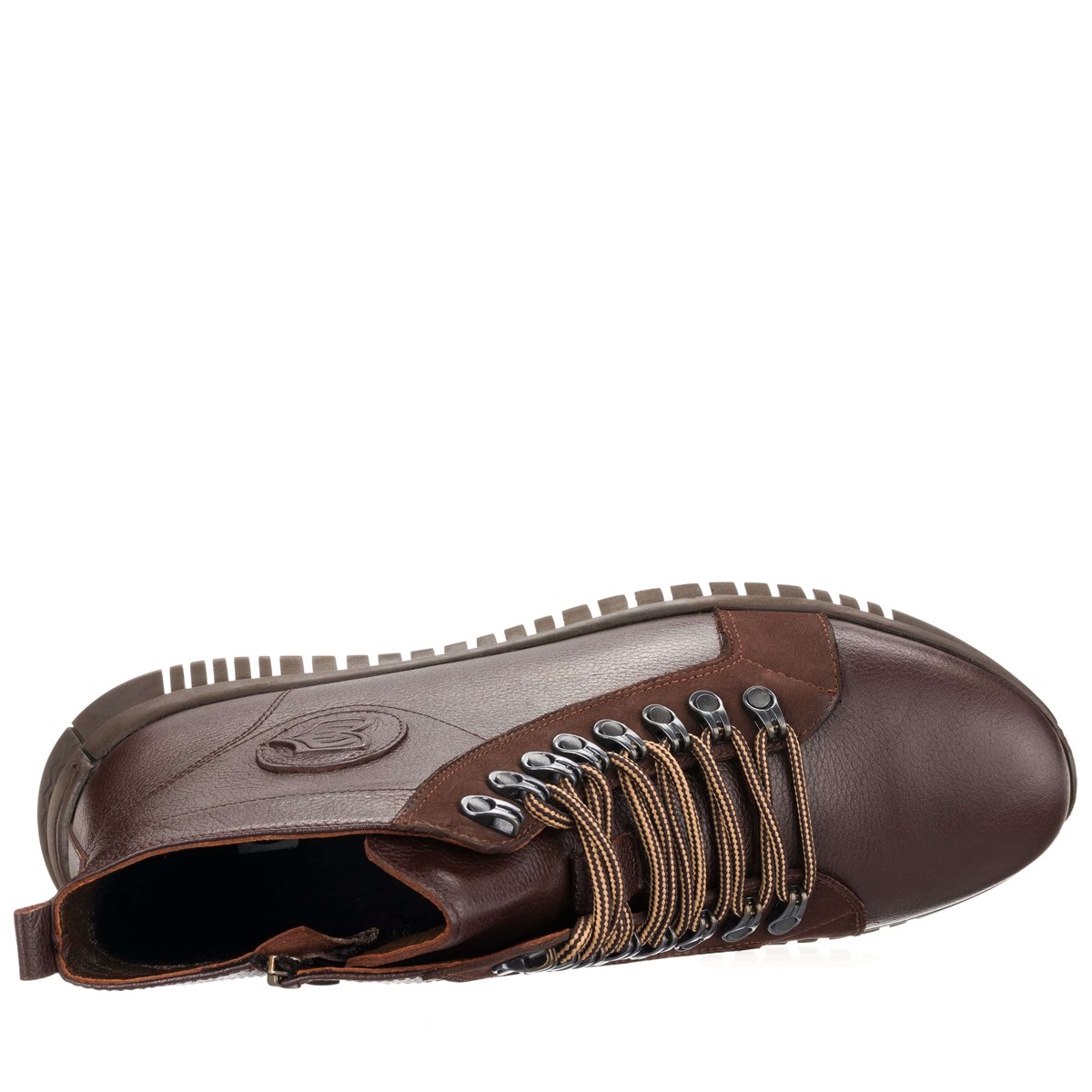 45 Numara 46 numara 47 Numara 48 numara 49 numara 50 numara Büyük Beden Erkek Fermuarlı Bot BRK2103 Kahve