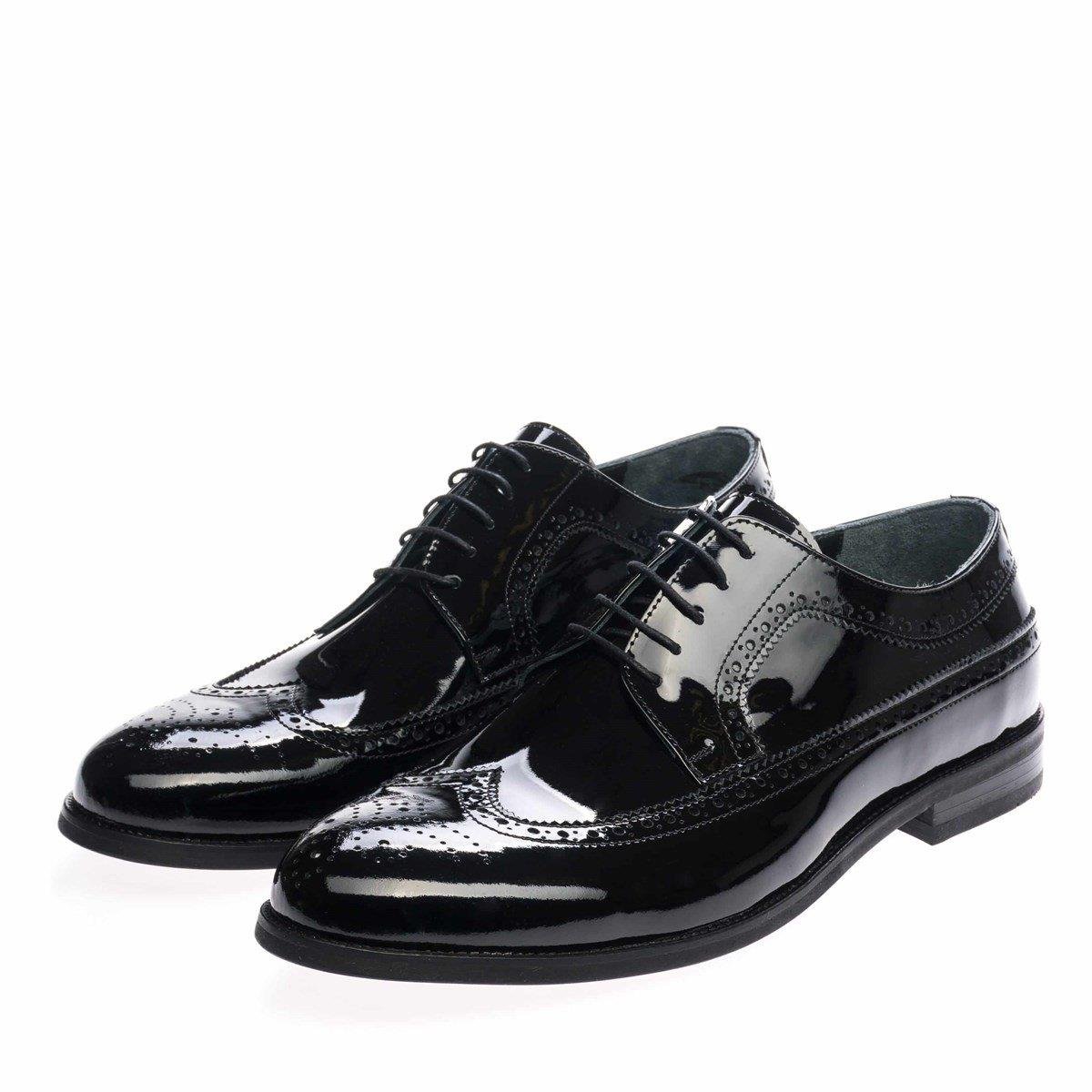 Siyah Rugan14, iriadam, 45 46 47 48 49 50 numara erkek klasik kundura ayakkabı, Deri Damat ve smokin ayakkabısı, büyük numara erkek klasik kundura, büyük beden geniş kalıp kaliteli klasik ayakkabı modelleri, uygun fiyat