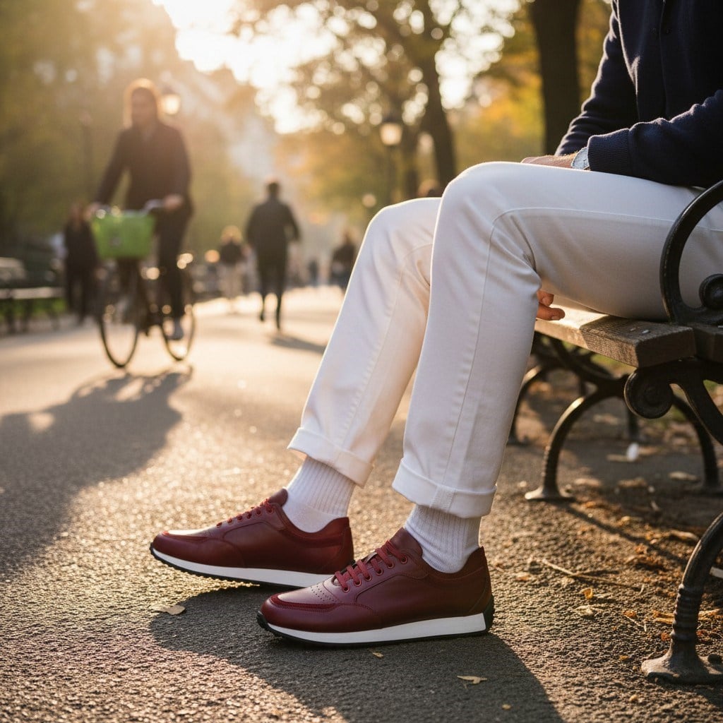 YC2023BORDO, iriadam, 45 46 47 48 49 50 numara erkek spor deri ayakkabı, spor ayakkabı, büyük numara erkek spor, büyük beden geniş kalıp kaliteli deri spor ayakkabı, uygun fiyat