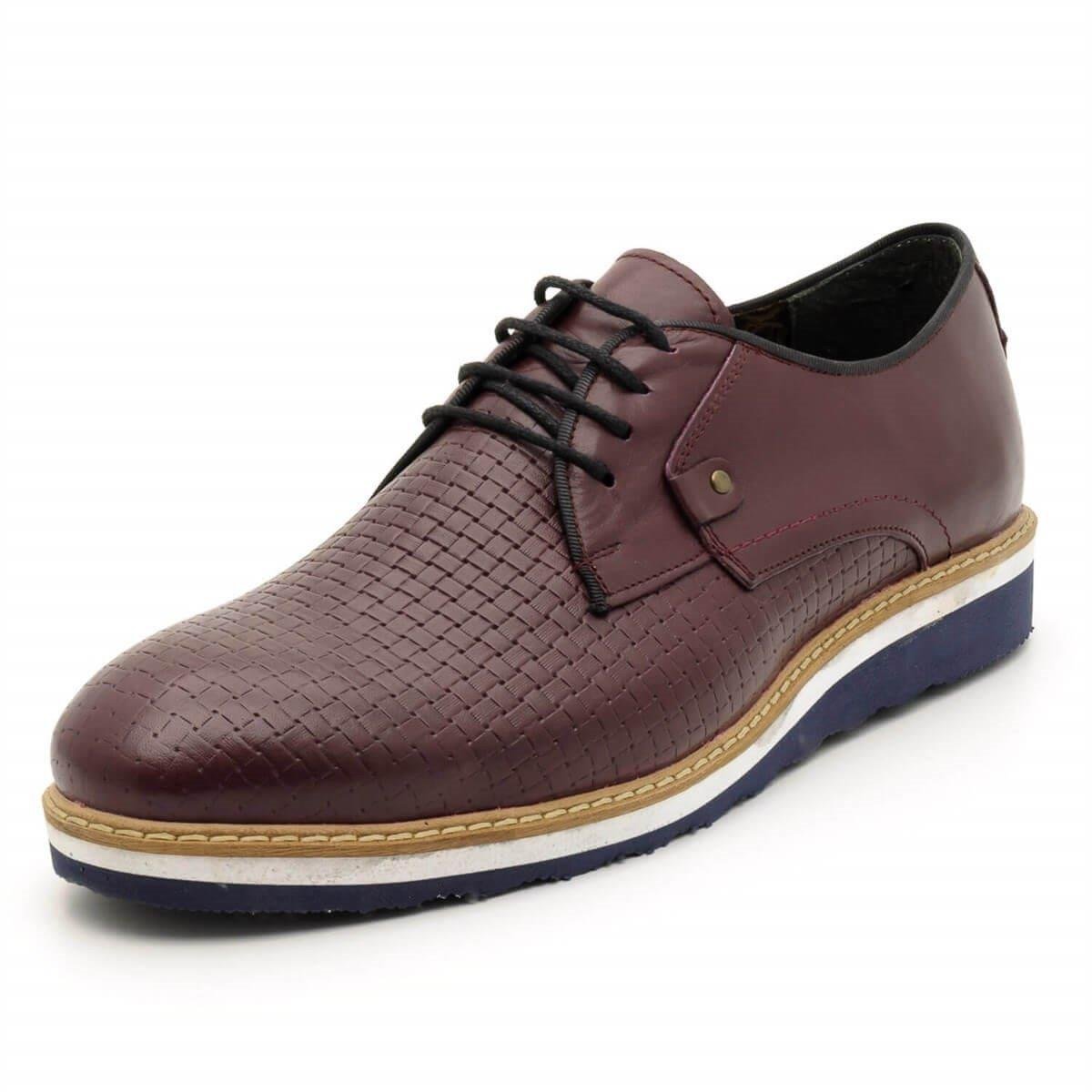 Bordo Deri888, iriadam, 45 46 47 48 49 50 numara erkek günlük deri ayakkabı, büyük beden ayakkabı, büyük numara oxford casual günlük ayakkabı, büyük beden geniş kalıp kaliteli deri ayakkabı, uygun fiyat