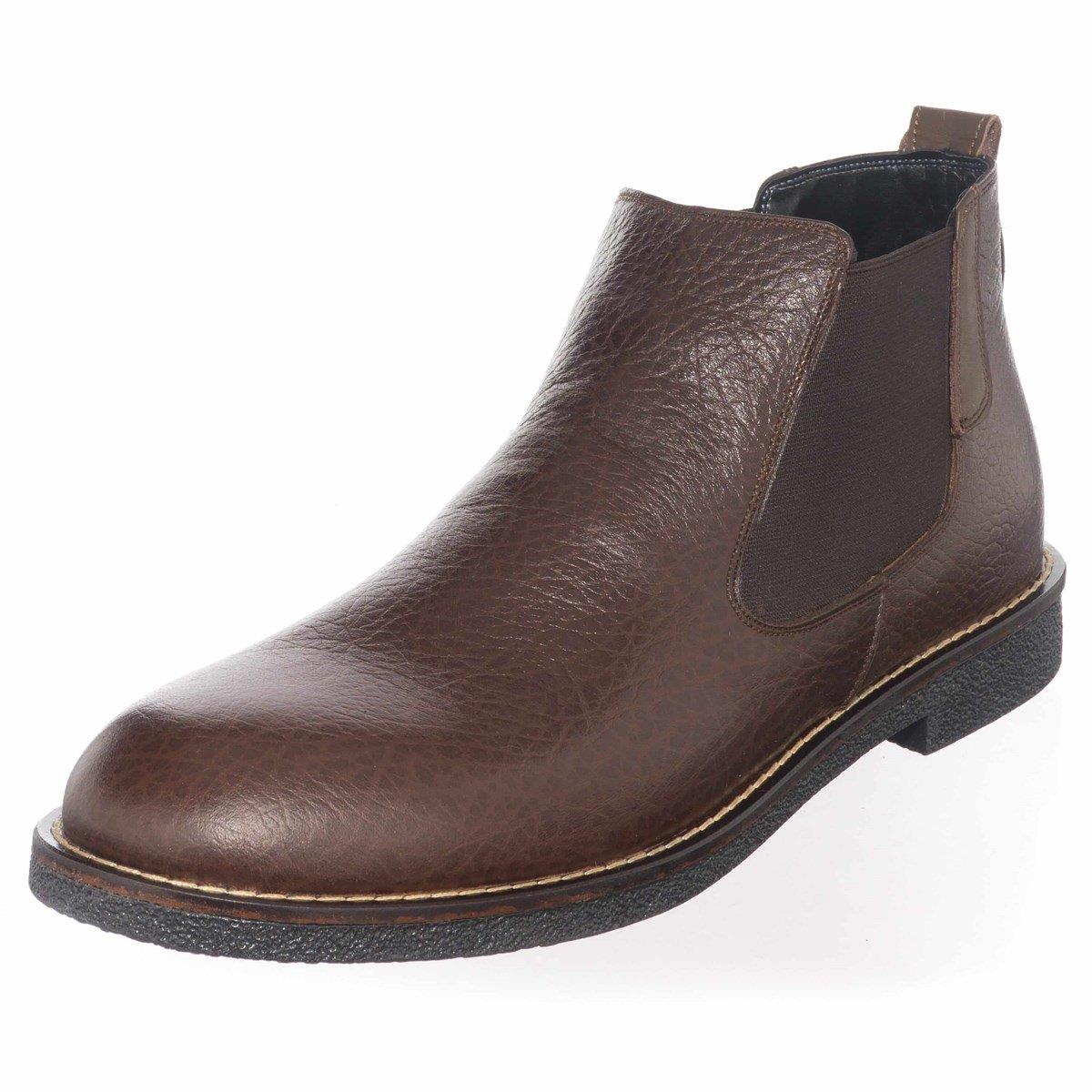 45 Numara 46 numara 47 Numara 48 numara 49 numara 50 numara Büyük Numara Erkek Deri Bot CS623 Kahve